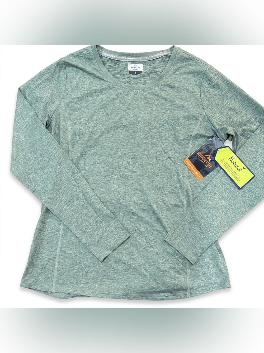 NWT Ridgecut Women's Toughwear Green Long-sleeve Top Size Small